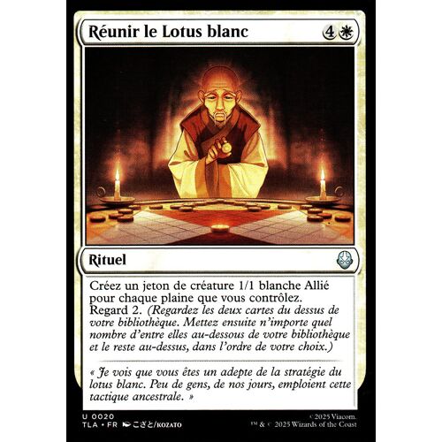 Réunir Le Lotus Blanc - Magic - Avatar Le Dernier Maître De L' Air Vf - U - 20