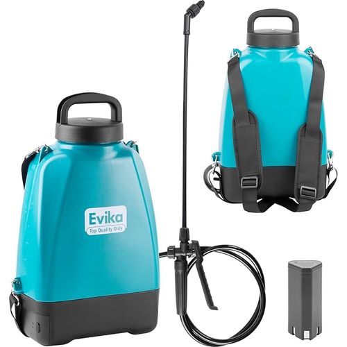 Pulvérisateur à batterie autopompe 10 litres - eau électrique Pour le jardinage, les produits chimiques, l'alcool, pesticides Désinfection des plantes au lithium 12 V
