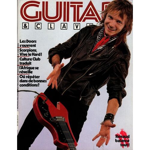 Guitare & Claviers Magazine N°38 Renaud Sechan 02.1984 /Scorpions/Doors Jim Morrison