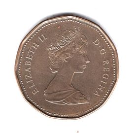 Canada Piece De 1 Dollar 1988 Nickel Plaque Bronze Ref Km 157 Poids 7.00 G Diametre 26.50 Mm Epaisseur 1.75 Mm Superbe