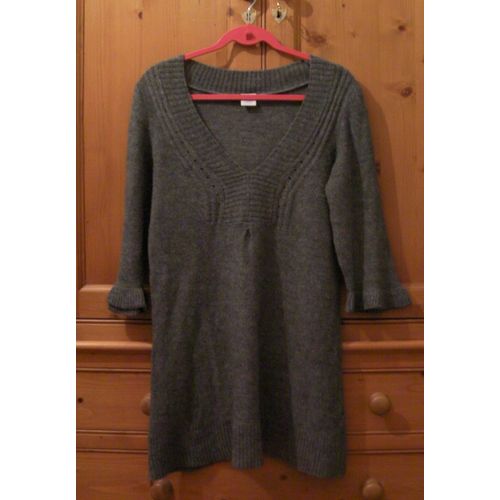 Robe/Pull Grise Camaïeu - Taille 42