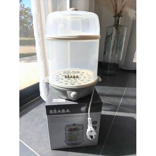Béaba Steril'Express Évolutif, Stérilisateur Électrique Vapeur 2 En 1.