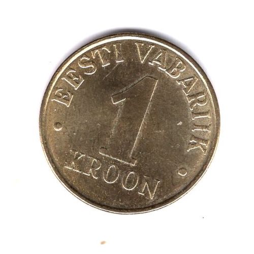 Estonie Piece De 1 Kroon 2006 Coopper-Aluminium-Zinc Ref Km 35 Poids 5.00g Diametre 23.25 Mm Epaisseur 1.70 Mm Superbe