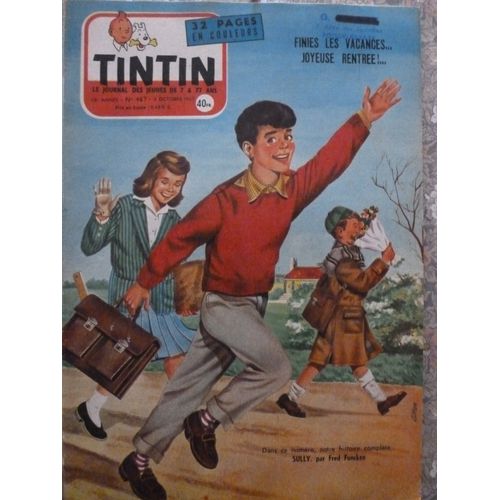 Tintin N°467 Du 03/10/1957