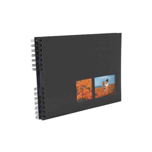 Exacompta Album Photos À Spirales Milano 320 X 220 Mm, Noir
