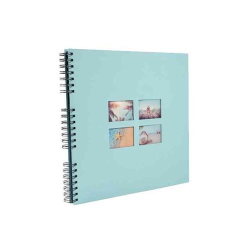 Exacompta Album Photos À Spirales Milano 320 X 320 Mm, Bleu