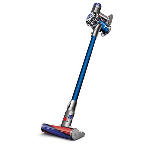 Dyson V6 Fluffy Aspirateur-balai 2 en 1 Batterie Sec Sans sac 0,4 L 350 W Bleu, Rouge et Argent