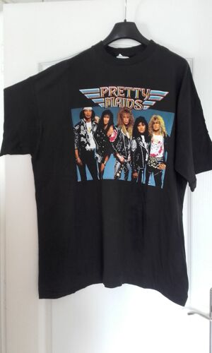 T-Shirt : Pretty Maids European Tour 1990 - Taille : Xl