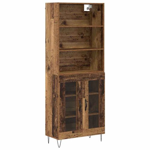 vidaXL Haut Armoire Bois Ancien 69,5 x 32,5 x 180 cm Bois d'ingénierie