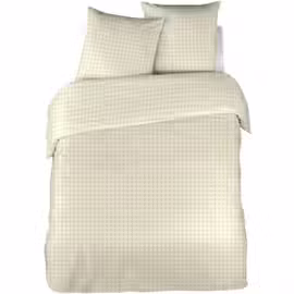 Parure De Lit 2 Personnes : Housse De Couette 240x220 Cm + 2 Taies D'oreiller 63x63 Cm Microfibre Losange En Relief