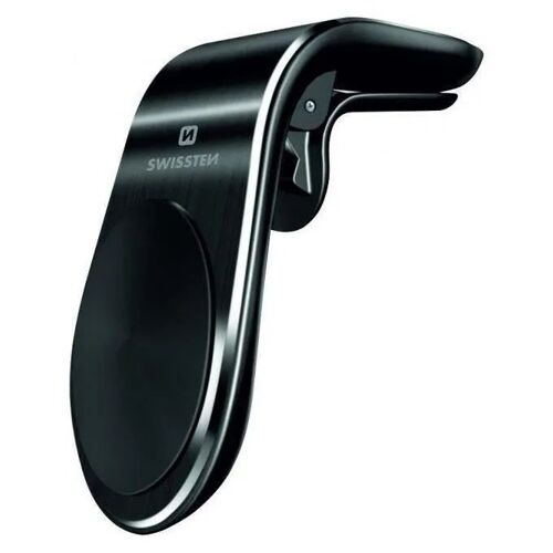 Support de téléphone pour voiture - SWISSTEN - S-Grip Easy Mount - Montage facile - Noir - Caoutchouc