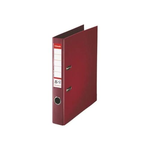 Classeur À Levier - Esselte - Standard - 50 Mm - A4 - Bordeaux - 350 Feuilles