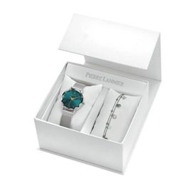 Coffret Femme Pierre Lannier Multiples Montre Acier Milanais+Bijou