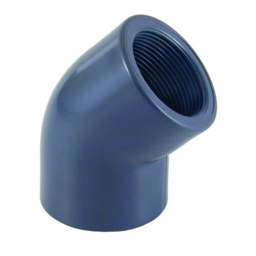 Coude PVC 45° à coller, PVC-U 63mm x 2", Raccord Plomberie