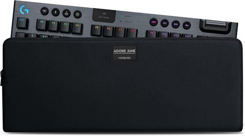 Keeb Pro Housse Compatible avec Logitech G915 TKL Lightspeed/Logitech Pro X/Logitech Pro K-DA, Sac en Tissu Pratique pour emporter Votre Clavier, Noir