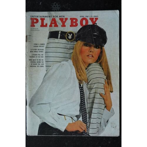 Playboy Us 1967 04 April April Interview Arnold Toynbee Pin-Up Vargas Lisa Baker Susan Denberg Tish Howard Playmate Gwen Wong