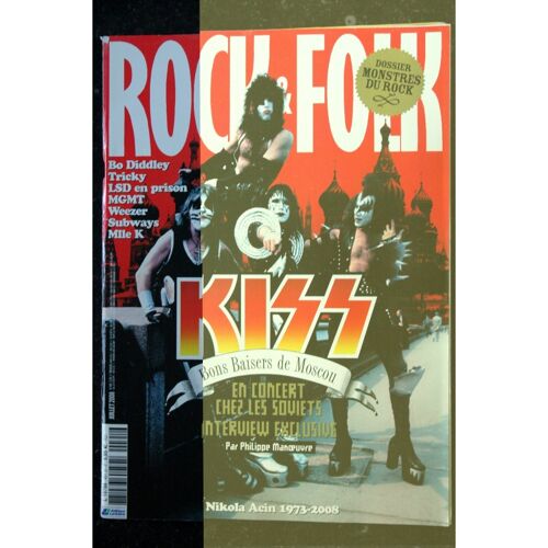 Rock & Folk 491 Kiss Bons Baisers De Moscou Bo Diddley Tricky Nikola Acin