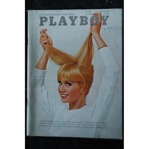 Playboy Us 1965 10 October Interview Madalyn Murray Allison Parks Superman Nostalgia Jules Feiffer + Suppléments