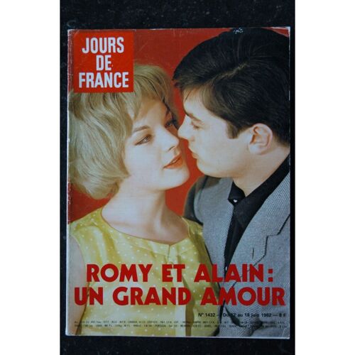 Jours De France 1432 Romy Schneider Et Alain Delon Cover + 16 P. Un Grand Amour - Jane Manson