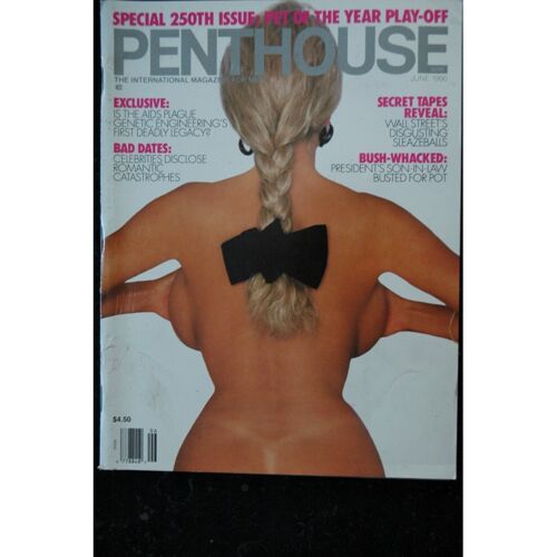 Penthouse Us 1990/06 Amy Lynn Lola Anders Sunny Woods Simone Brigitte Katja Zajcek "Wall Street Sleaze" By John Cummings