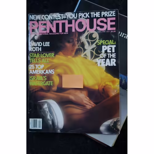 Penthouse Us 1987/01 Mindy Farrar Margo Chapman David Lee Roth Tammy Lane Death Row Patrick Carr