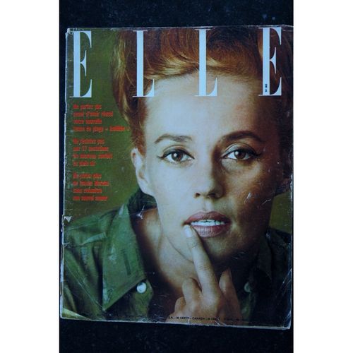 Elle 865 - 20 Juillet 1962 - Cover Jeanne Moreau - Paris Joue À La Marchande