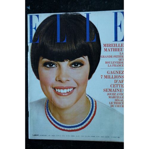 Elle 1073 14 Juillet 1966 Cover Mireille Mathieu