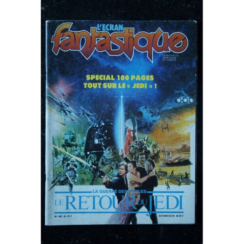L'écran Fantastique N° 38 1983 Special 100 Pages Tout Sur Le "Jedi" + Poster
