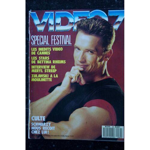 Video 7 089 Mai 1989 Cover Arnold Schwarzenegger Meryl Streep Zulawski + Cahier
