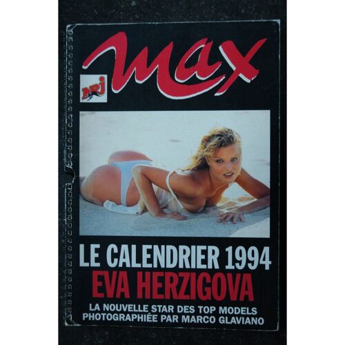 Max Calendrier 1994 Eva Herzigova Par Marco Glaviano