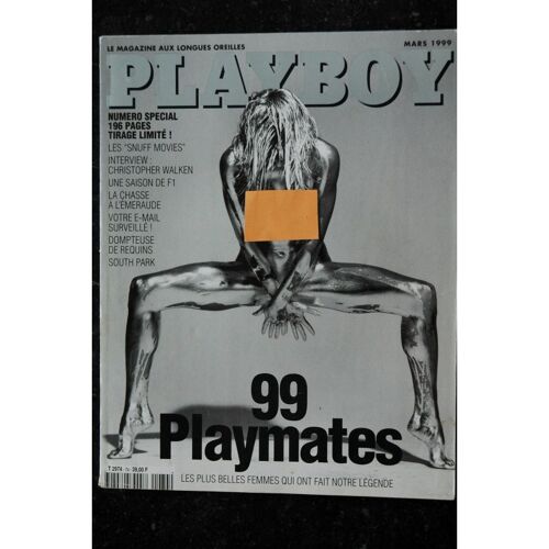 Playboy 074 Mars 1999 Numero Special 196 Pages 99 Playmates Interview Christopher Walken South Park