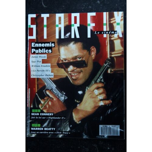 Starfix 085 N° 85 1990 James Wood Iggy Pop Sean Connery Warren Beatty + Fiches Cinéma
