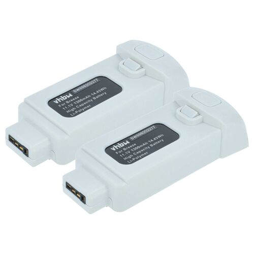 Vhbw 2x Batterie Remplacement Pour Yuneec Fca105001 Pour Drone (1300mah, 11,1v, Li-Polymère)