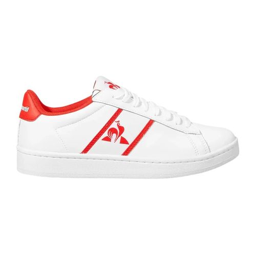 Coq Sportif - Baskets - Blanche Et Rouge - 40