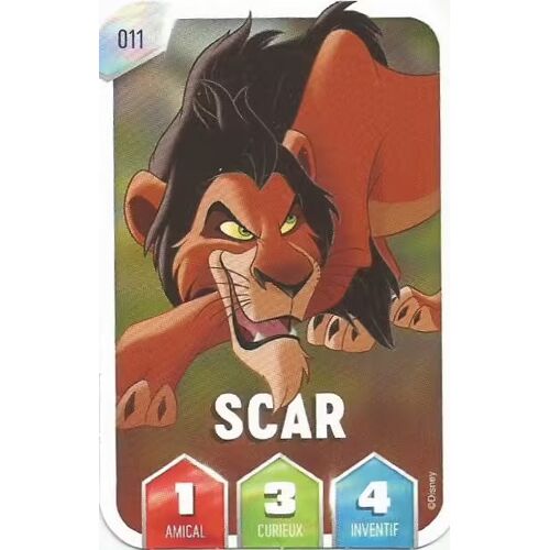 Carte E. Leclerc 2025 - Découvre La Magie De Disney - Scar, N°011