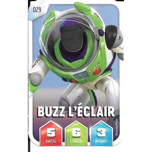 Carte E. Leclerc 2025 - Découvre La Magie De Disney - Buzz L'Eclair, N°029
