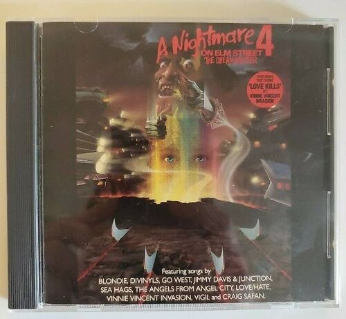 A Nightmare On Elm Street 4 Soundtrack Cd (1988) Vinnie Vincent, Love/Hate