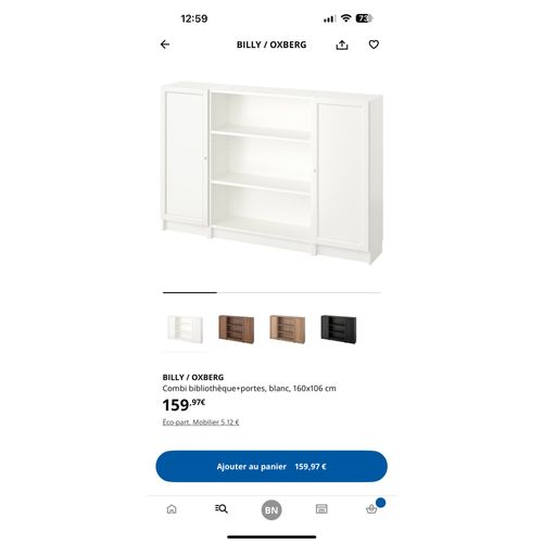 Bibliothèque Ikea Billy