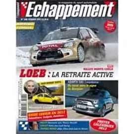 Echappement 546 De 2013 Abarth 595 Competizione,Audi S5 Digiservices,Citroen Ds3 R1,Monte Carlo,Neuville,Loeb Racing,Sarazin Competition