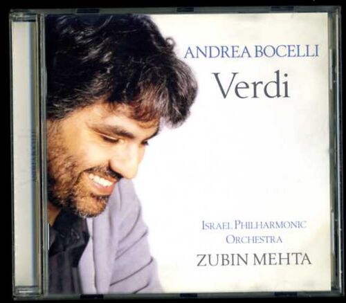 Andréa Bocelli Cd Album : Verdi Israel Phillharmonic Orchestra : La Donna E Mobile - Celeste Aïda