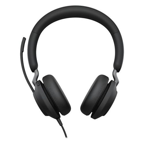 Jabra Evolve2 40 MS Stereo - Micro-casque - sur-oreille - filaire - USB-A - isolation acoustique - Certifié pour Microsoft Teams