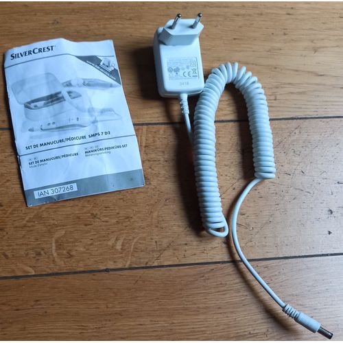 Alimentation Transformateur Silvercrest Pour Set Manucure Pedicure Smps 7 D2 Ian 307268 - 30v / 250ma