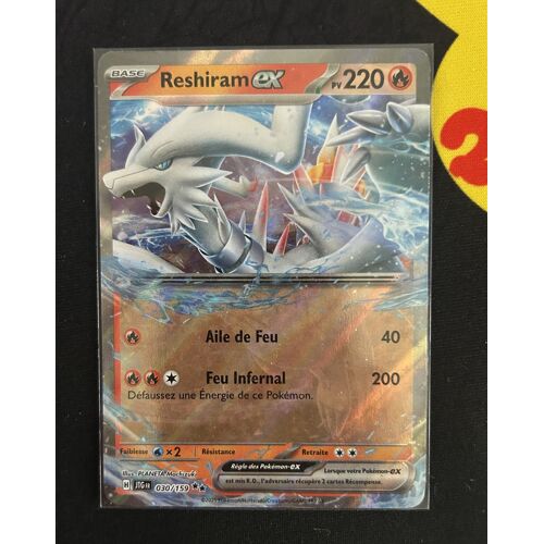 Carte Pokemon - Reshiram Ex - 030/159 - Ev09 Aventures Ensemble