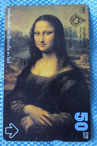 Télécarte La Joconde. Mona Lisa. Tableau De Leonard De Vinci.