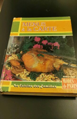 Menus À La Carte