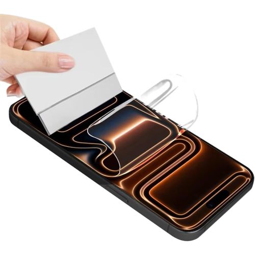 KALANKA-Protection d'écran Pour iPhone 17 Pro Max, 2 Pièces HD Transparent TPU Film Hydrogel Flexible [non Verre Trempé][Haute Sensibilité]