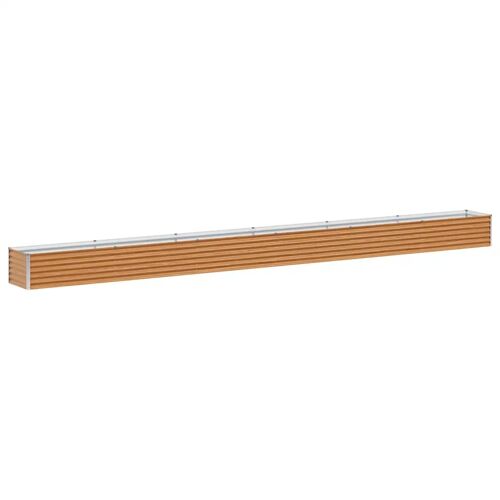 Vidaxl Jardinière Surélevée 582 X 50 X 36 Cm Acier Galvanisé