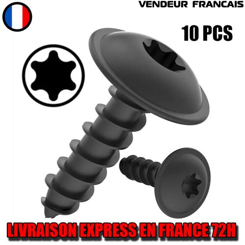 10 Pcs Vis Torx Fixation Pare-Boue Choc Garniture Sous Moteur Vw Audi Seat Skoda Psa Etc