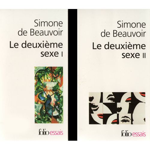 Le Deuxième Sexe  - Simone De Beauvoir - Tomes 1 Et 2 Folio Essais