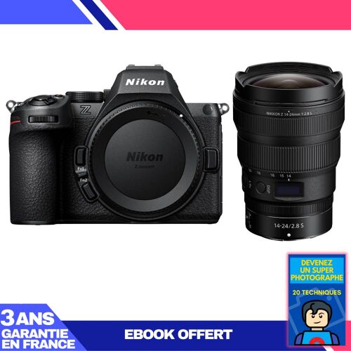 Boitier Nikon Z5 II + 14-24mm f/2.8 S + Ebook 'Devenez Un Super Photographe'